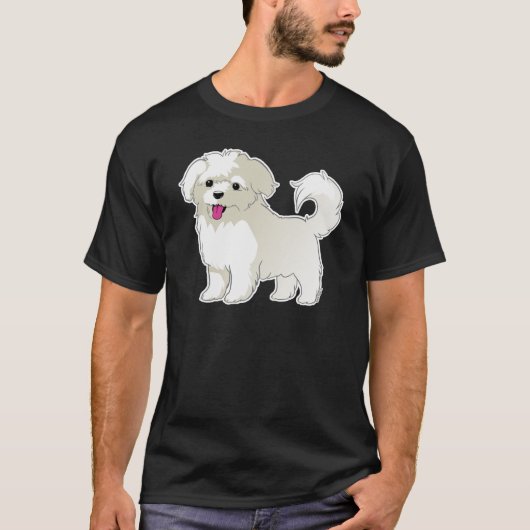 Maltese puppy t-shirt (Voorkant)