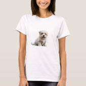 Maltese puppy t-shirt (Voorkant)