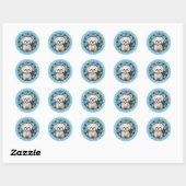Maltese ronde Stickers (Vel)