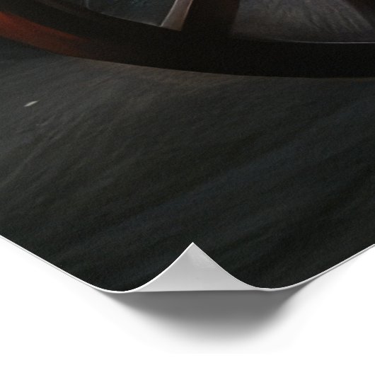 Maltese Sneeuwslee Kerst Decor Poster (Hoek)