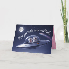 Maltese Valentine Card Feestdagen Kaart