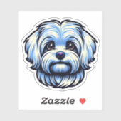 Maltese VinylSticker Sticker (Vel)