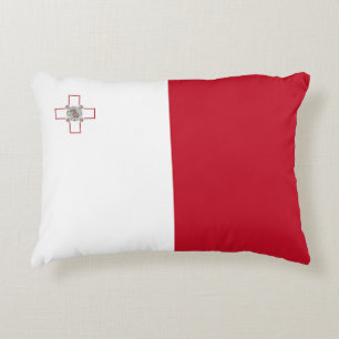 Maltese vlag accent kussen