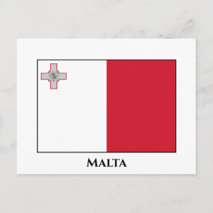 Maltese vlag briefkaart