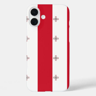 Maltese vlag  iPhone 16 plus hoesje