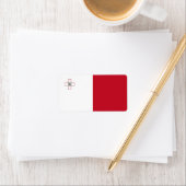 Maltese vlag etiket (Insitu)
