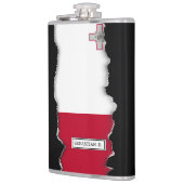 Maltese vlag heupfles (Links)