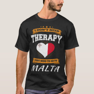 Maltese Vlag I Grappig Malta Vakantie Cadeau T-shirt