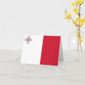Maltese vlag kaart (Gele Bloem)