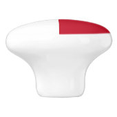 Maltese vlag keramische knop (Zijkant)