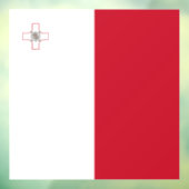 Maltese vlag raamsticker (Vel 3)