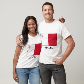 Maltese vlag t-shirt (Unisex)