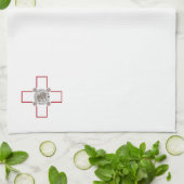 Maltese vlag theedoek (Gevouwen)