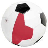 Maltese vlag voetbal (Drie kwart)