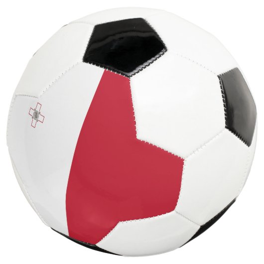 Maltese vlag voetbal (Drie kwart)