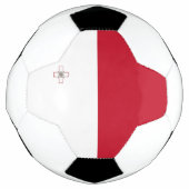 Maltese vlag voetbal (Voorkant)
