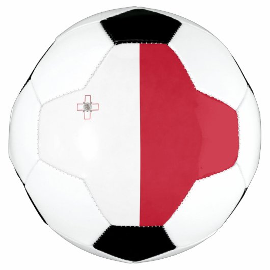 Maltese vlag voetbal (Voorkant)