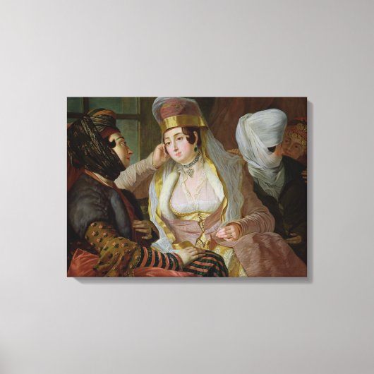 Maltese vrouwen canvas afdruk (Voorkant)