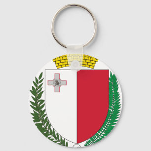 Maltese wapenmantel sleutelhanger