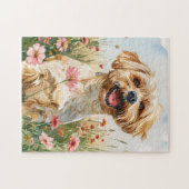 Maltese Watercolor Puzzle (Horizontal)