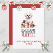 Maltese Whimsical Christmas | Feestdagenkaart