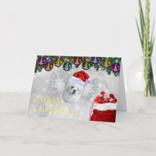 Maltese Wings Christmas Kaart