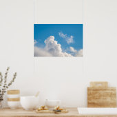 ☁️ Maltese Winter Blue Poster (Keuken)