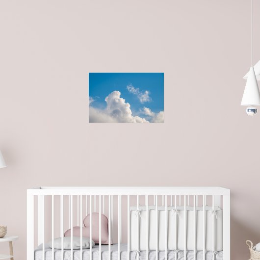☁️ Maltese Winter Blue Poster (Kinderkamer 2)