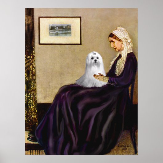 Maltezer (C) - Moeder van Whistler Poster (Voorkant)