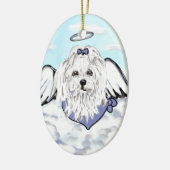 Maltezer Engel Keramisch Ornament (Links)