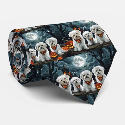 Maltezer Halloween Griezelig Stropdas (Opgerold)
