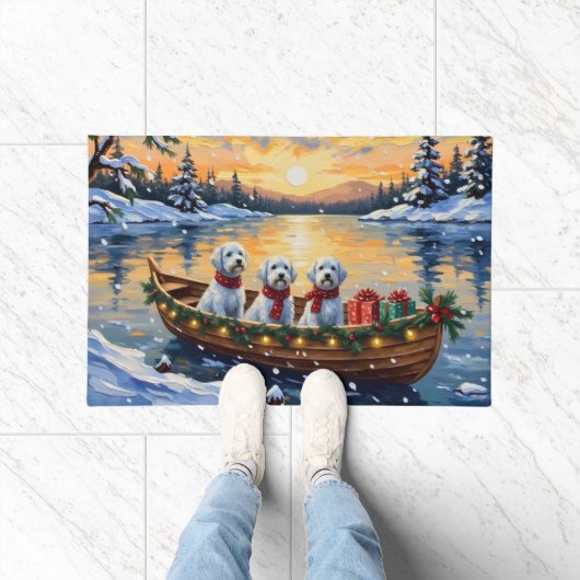Maltezer Kerstboot Vakantie Deurmat (Binnen)