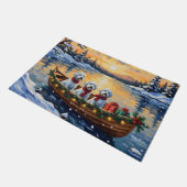 Maltezer Kerstboot Vakantie Deurmat (Schuin)