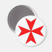 Maltezer Kruis Magneet (Voorkant / Achterkant)