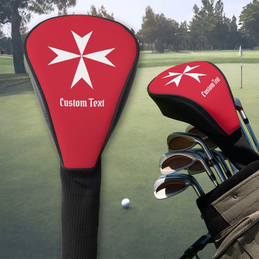 Maltezer Kruis Symbool Golfheadcover