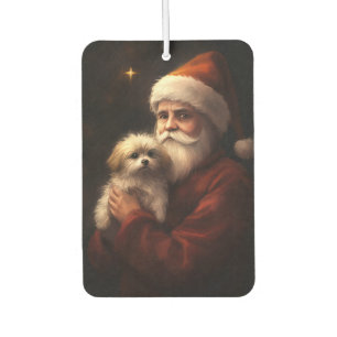 Maltezer met Kerstman Feestelijke Kerstmis  Luchtverfrisser
