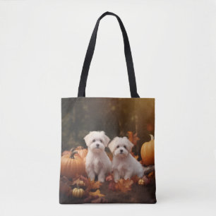 Maltezer Puppy Autumn Delight Pumpkin Draagtas