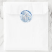 Maltezer Reddingsengel Ronde Sticker (Tas)