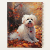 Malti Tzu à l'automne Feuilles automne Inspire (Dos)