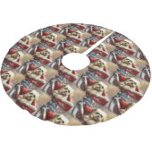 Malti Tzu Hond Kerstfeest Kerstboom Rok (Gekanteld)