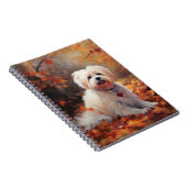 Malti Tzu in de herfst laat Herfst inspireren Notitieboek (Rechterzijde)
