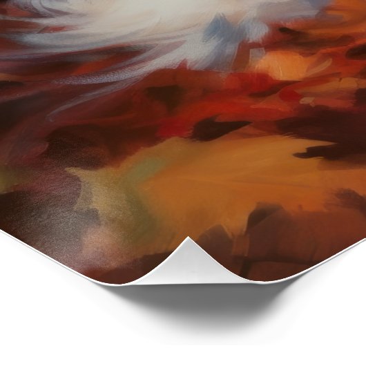 Malti Tzu in de herfst laat Herfst inspireren Perfect Poster (Hoek)