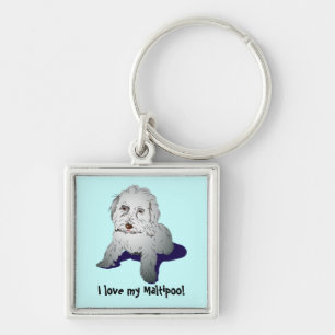 Maltipoo Cute Puppy Sleutelhanger