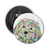 Maltipoo Dog Bottle Opener (Voorkant)