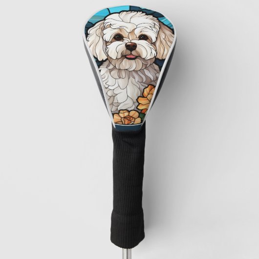 Maltipoo Golfheadcover (Voorkant)