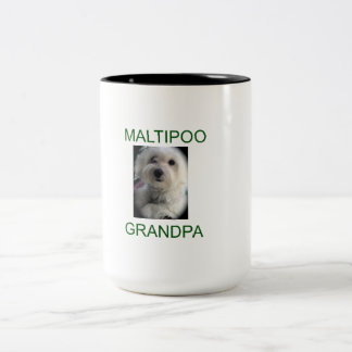 Maltipoo Grandpa Tweekleurige Koffiemok