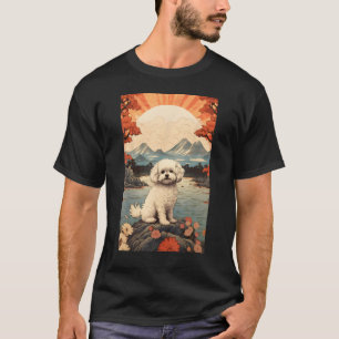 Maltipoo Hond Esthetisch Japans Ukiyo E 6 T-shirt