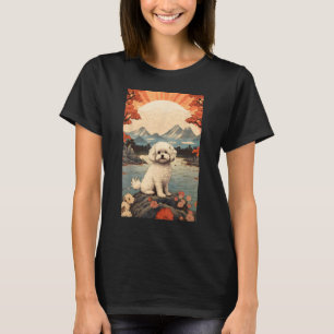 Maltipoo Hond Esthetisch Japans Ukiyo E 6 T-shirt