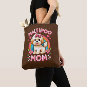 Maltipoo Hond Mam Voor Maltipoo Hond Eigenaar Mama Draagtas