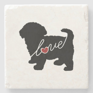 Maltipoo Love Stenen Onderzetter